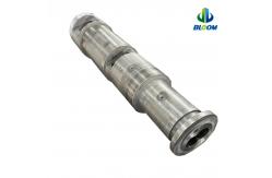 China Bimetallic Conical Twin Screw and Barrel For PVC WPC pipe and sheet supplier
