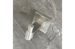 China Satin Polished Bathroom Wall Hooks 304 Stainless Steel Towel Hooks supplier