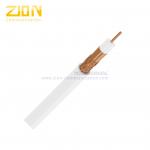 Siamese CCTV Coaxial Cable 23 AWG BC 95% BC Braiding + 2 × 0.50 mm2 BC Power for sale