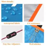 Hexagonal Vinyl Outdoor Camping Canopy Polyester Extra Large Sun Shade
