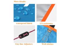 China Hexagonal Vinyl Outdoor Camping Canopy Polyester Extra Large Sun Shade supplier