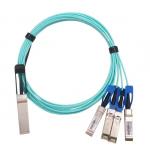 40G QSFP+ TO 4×SFP+ Breakout Active Optical Cable MMF for sale