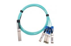China 40G QSFP+ TO 4×SFP+ Breakout Active Optical Cable MMF supplier