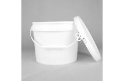 China Transparent Plastic Bucket for Food Packaging Customizable IML Printing Smooth Surface supplier