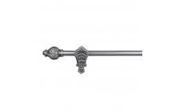 China Extendable Window Curtain Rod Set Customized Curtain Pole Accessories supplier