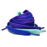100% Polyester Color Hollow Shoelace 1CM Flat Herringbone Braided Rope Any Color For Clothing And Shoe Accessories for sale