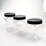 Shatterproof Kitchen Countertop 500ml Plastic Food Jars for sale