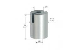 China M8 Ceiling Mounted Wire Hanging System Coupler Silver Surface Treatment YW86266 supplier