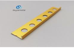 China ASTM Approved Aluminium L Profiles Edge Trim 4mm Depth supplier