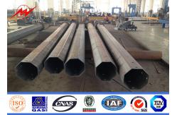 China 50m Galvanized Steel Utility Pole Q235 For Electric Power Transmission supplier
