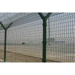 BTO-22 Razor Wire High Security Curved Welded Wire Mesh Fencing Square Fence Post for sale