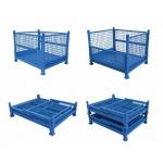 Galvanized wire mesh container warehouse equipment cage metal storage