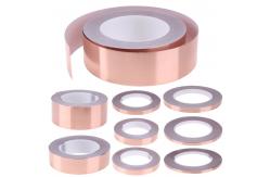 China Smooth Surface Finish Copper Tape With Conductive Adhesive Demands supplier