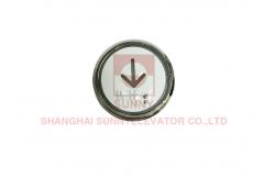 China Elevator Push Button Transparent Plastic Characters With Braille supplier