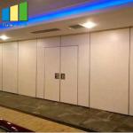 Acoustic Mosque Room Dividers Removable Wooden Doors Operable Soundproof Wall Partition for sale