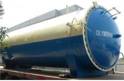 China Large - Scale Steam Vulcanizing Laminated Glass Autoclave / Auto Clave Machine Φ3.2m supplier