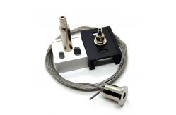 China XTSC Track Ceiling Light Suspension Kit Wire Cable Gripper With Aluminum Panel Clip supplier