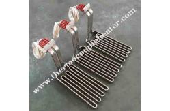 China Heating Element Immersion Flat Tubular Oil Heater For KFC Fryer supplier