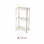 4 Layers Kitchen Storage Rack On Wheels Plastic Organizer Shelf