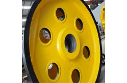 China 50mm Diameter Jaw Crusher Pulley Flywheel Of Mining Machine Spare Parts supplier