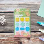 2.5mm Seal Stamp Stickers Sprinkle Gold 3D Adhesive Stickers for sale