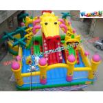 Custom Design Commercial Inflatable Water Parks For Kids 0.55mm PVC for sale