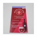 Self Adhesive Red Glossy Food And Beverage Labels custom food labels stickers