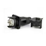 HXB Expanded Beam Multichannel Hermaphroditic Connector For Military Tactical Communications for sale