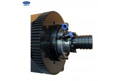 China New Design Central Solid Four Claw Feeding Chuck For Chuck Lathe supplier