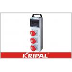 Portable 50 Amp Power Distribution Box with Outlet , IEC EN European Standad for sale