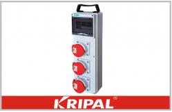 China Portable 50 Amp Power Distribution Box with Outlet , IEC EN European Standad supplier