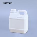 1L Square Plastic Jerry Can For Liquid Packaging 100% Material Resistant To Chemicals for sale