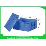 Logistics Virgin PP Stackable Plastic Containers , Standard Industrial Storage Bins