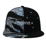 Custom Chinese Style Flat Brim Snapback Hats / 6 Panel Camo Embroidered Snapback Hats for sale