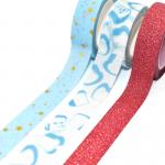 Custom Printed Glitter Washi Tape Waterproof Washi Paper Tape for sale