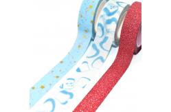 China Custom Printed Glitter Washi Tape Waterproof Washi Paper Tape supplier