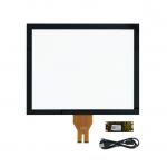 China 17 Inches Glass PCAP Touch Screen With ILITEK2510 Touch Controller and Black Bezel for 1280x1024 Pixels LCD Panel factory
