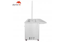 China Double Tanks 330L Vertical Ultrasonic Blind Cleaning Machines 40KHz supplier