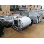Fresh 1000 Liter Milk Cooling Tank 304 Stainless Steel for sale