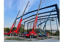 China Customizable Versatile Steel Frame Warehouse Construction With Sandwich Panel Roof Cladding supplier