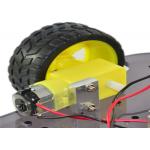 2 Layer Line Tracing Arduino Car Robot , Two Wheel Drive Smart Car Kits