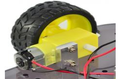 China 2 Layer Line Tracing Arduino Car Robot , Two Wheel Drive Smart Car Kits supplier