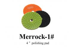 China Hard Wet Diamond Resin Polishing Pads For Concrete / Cement 5.2mm Thickness supplier