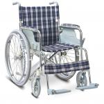 Affordable Lightweight Aluminum Manual Wheelchair With Fixed Armrest Fixed Footrest for sale