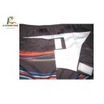 Summer Quick Dry Boys Board Shorts Flat Waistband Silk Screen Printing