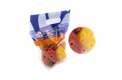 China Resealable BOPP Banana Storage Bag , Handled Fresh Vegetable Storage Bags supplier