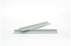 China Copper PVC Profile Square Plastic Cable Trunking PVC Cable Guide Rail Without Hole supplier