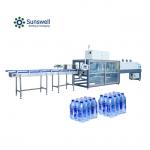 Flavoured Juice Plastic Shrink Wrapping Machine Soft Drink PE Film Shrink Wrap Machine For Glass Bottles for sale