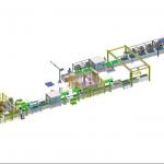 Household Battery Laser Cleaning Machine Energy Storage Battery Welding Production Line for sale
