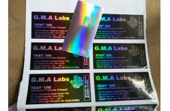 China Quick Turnaround 10ml Vial Labels Round Shape Printing Time 2-3 Days supplier